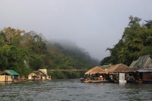 Fluss Raft Haus kanchanaburi