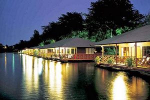 Fluss Raft Haus kanchanaburi